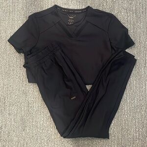 Form by Cherokee black scrub set